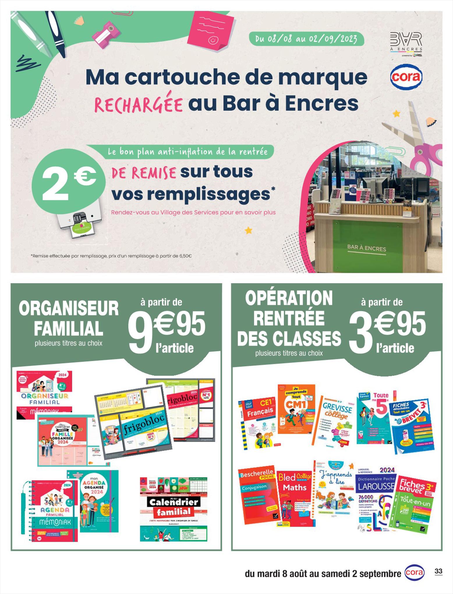Catalogue Cora 8 Août – 2 Septembre 2023 Page 33