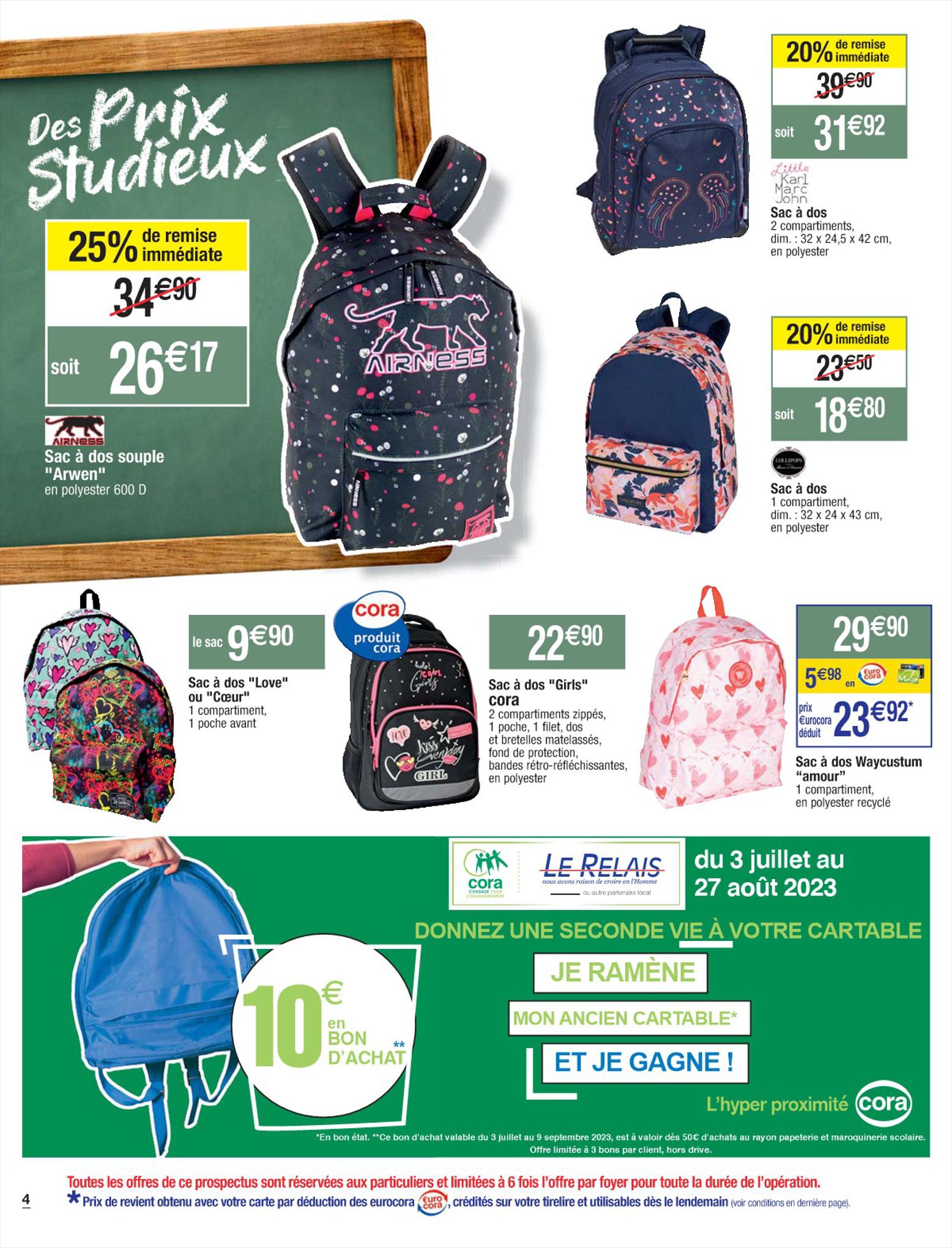 Catalogue Cora 8 Août – 2 Septembre 2023 Page 4