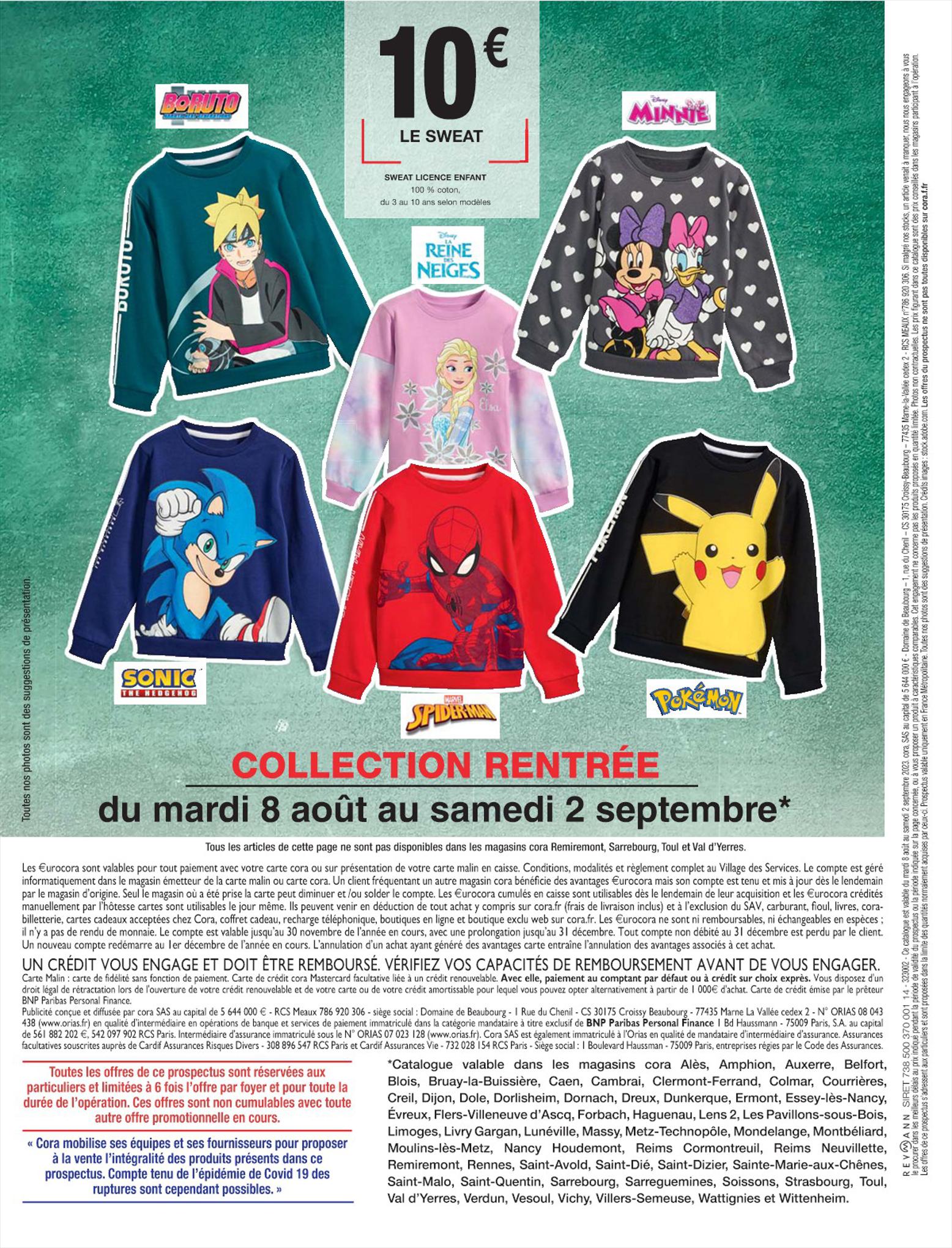 Catalogue Cora 8 Août – 2 Septembre 2023 Page 46