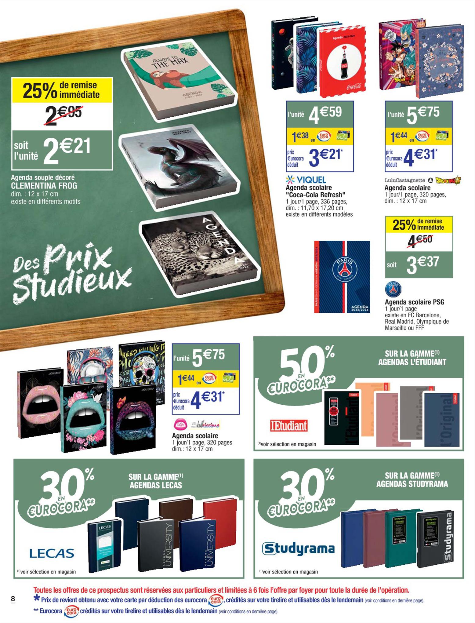 Catalogue Cora 8 Août – 2 Septembre 2023 Page 8