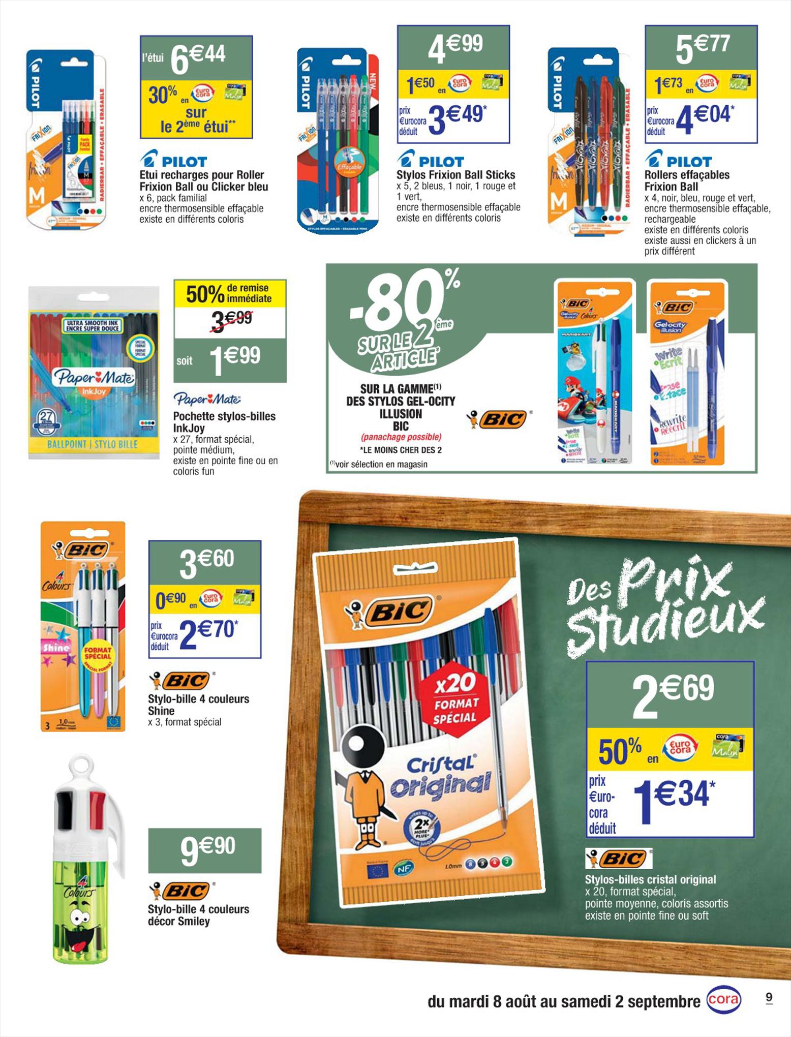 Catalogue Cora 8 Août – 2 Septembre 2023 Page 9