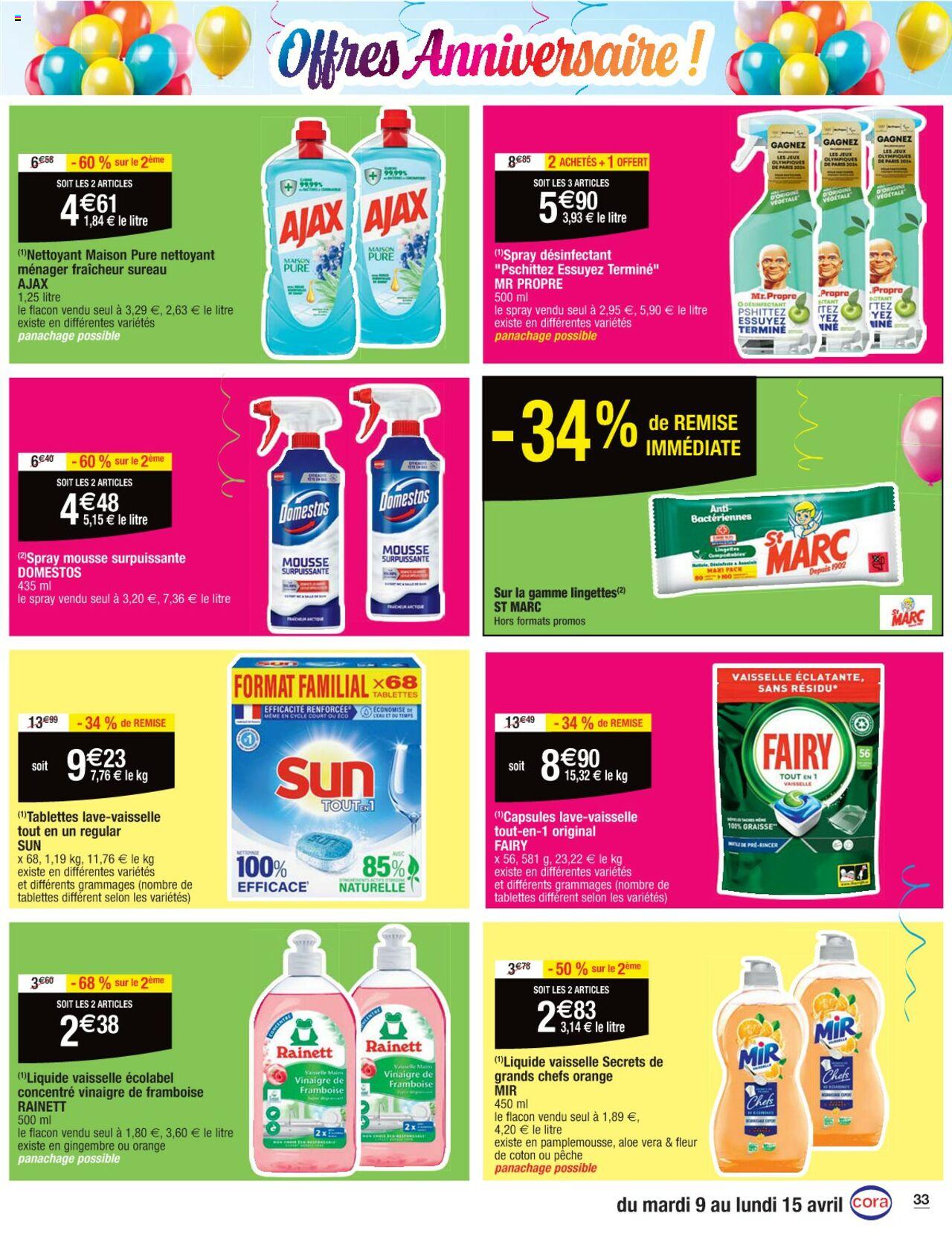 Catalogue Cora 9 – 15 Avril 2024 Page 33
