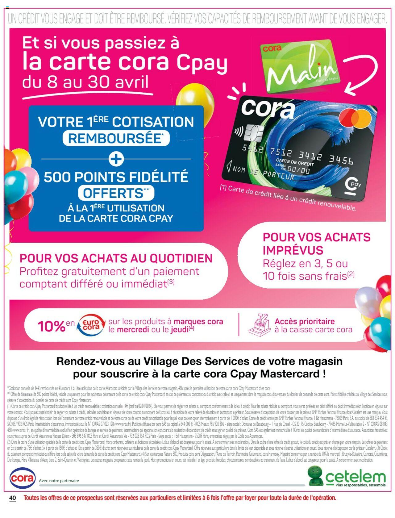 Catalogue Cora 9 – 15 Avril 2024 Page 40