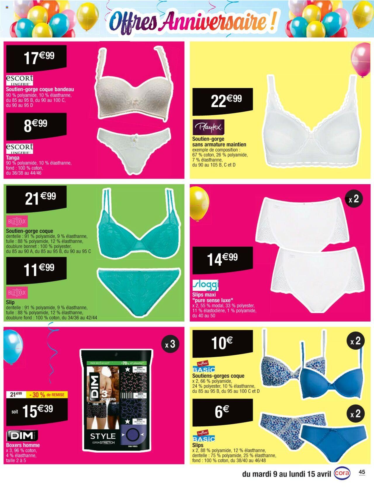 Catalogue Cora 9 – 15 Avril 2024 Page 45