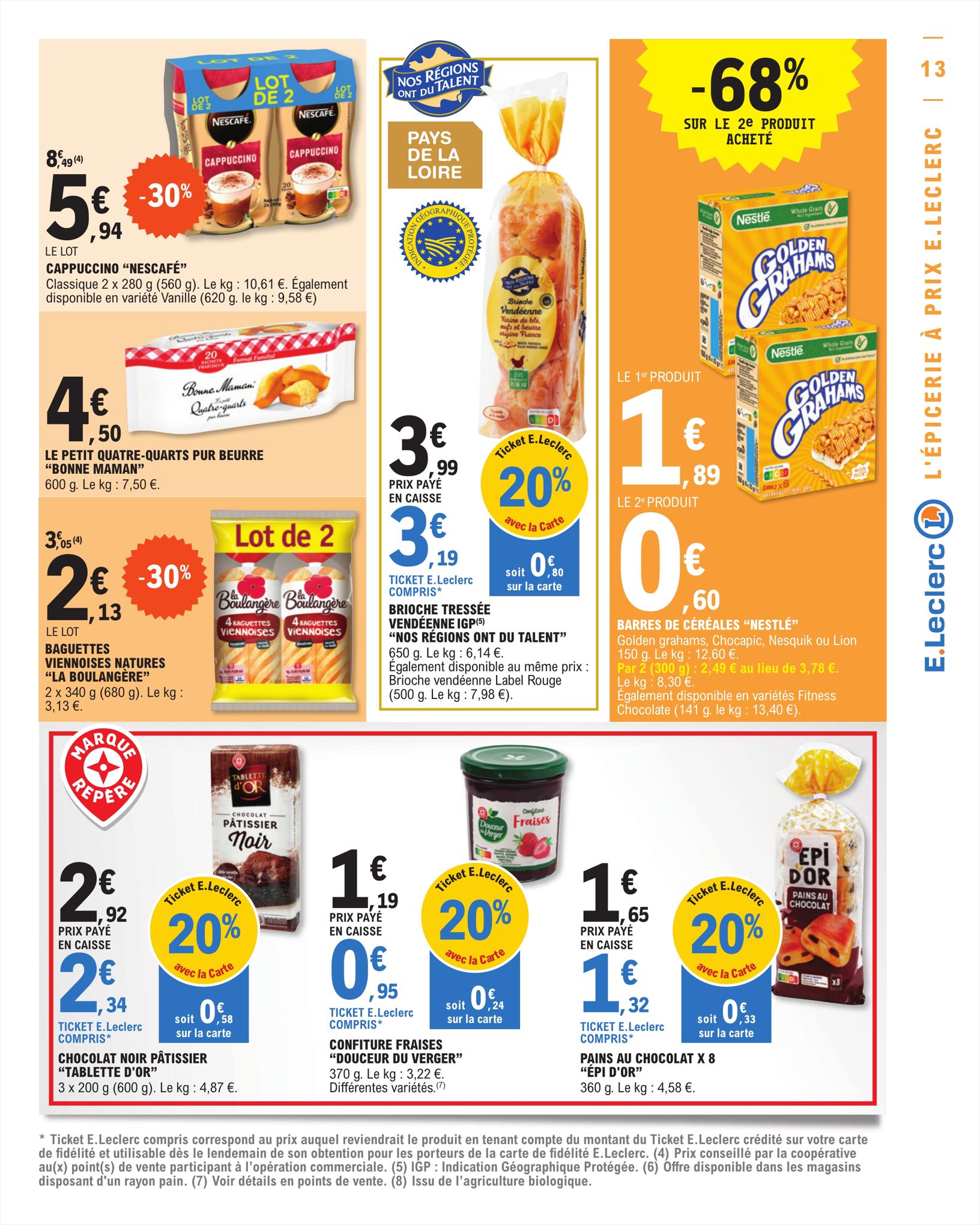 Catalogue E.leclerc 1 – 12 Août 2023 Page 13