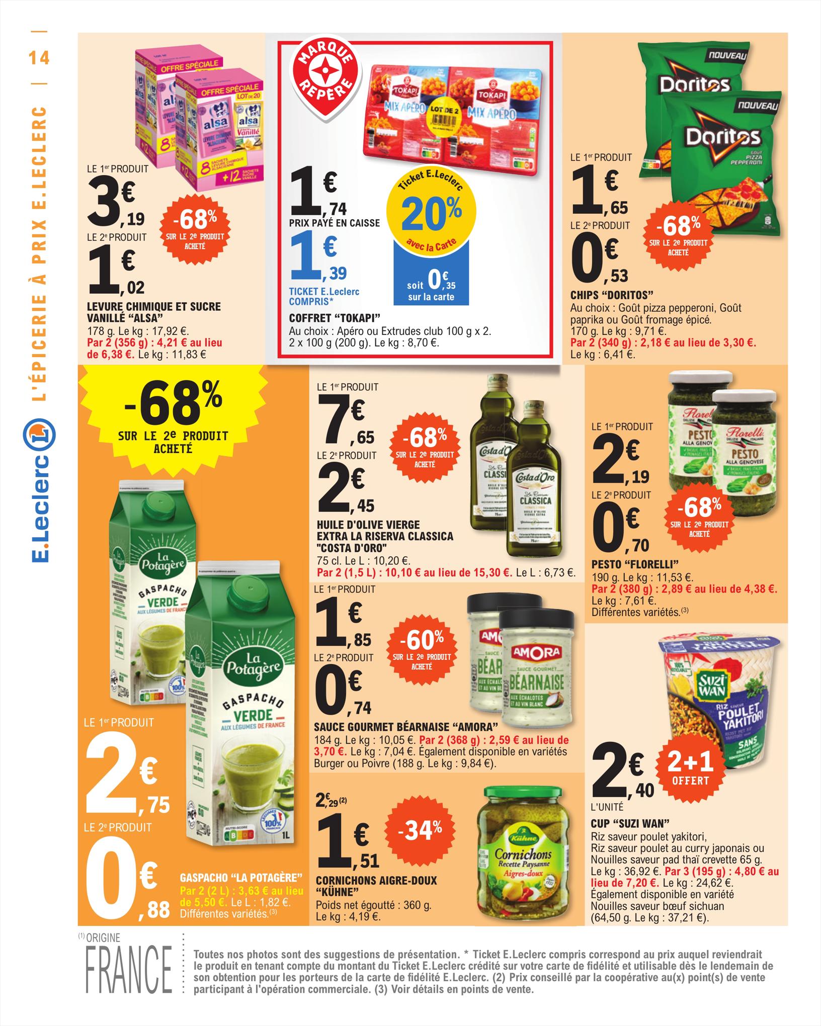 Catalogue E.leclerc 1 – 12 Août 2023 Page 14