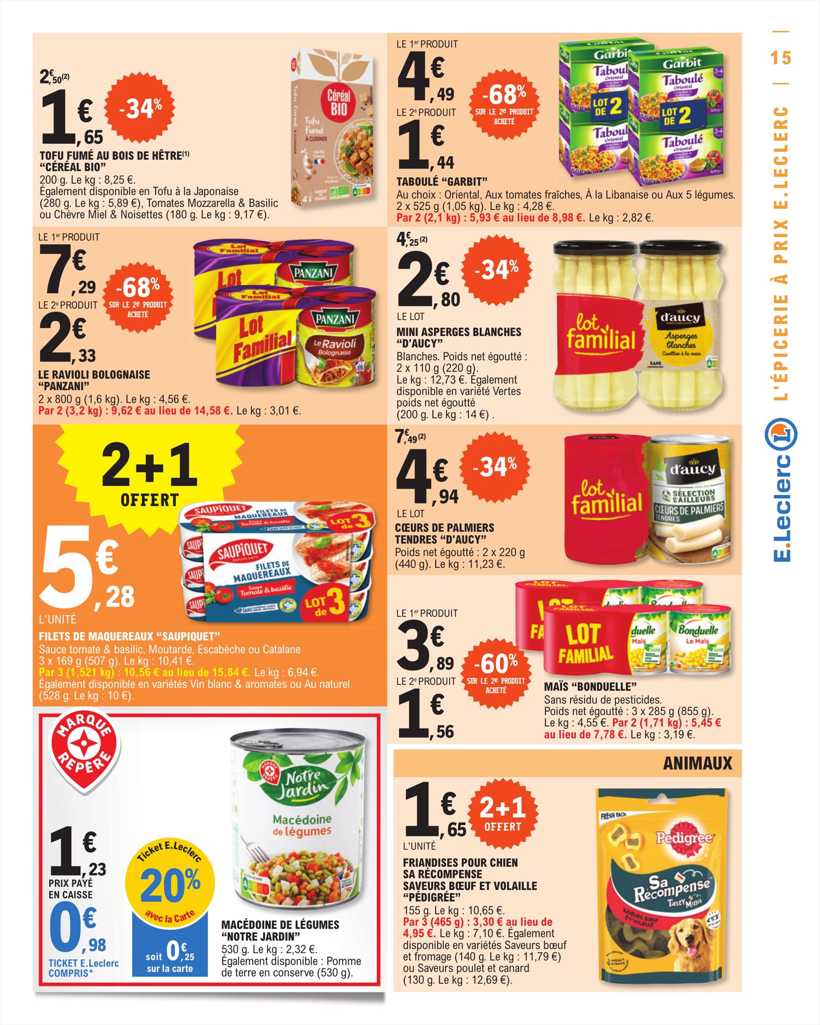Catalogue E.leclerc 1 – 12 Août 2023 Page 15
