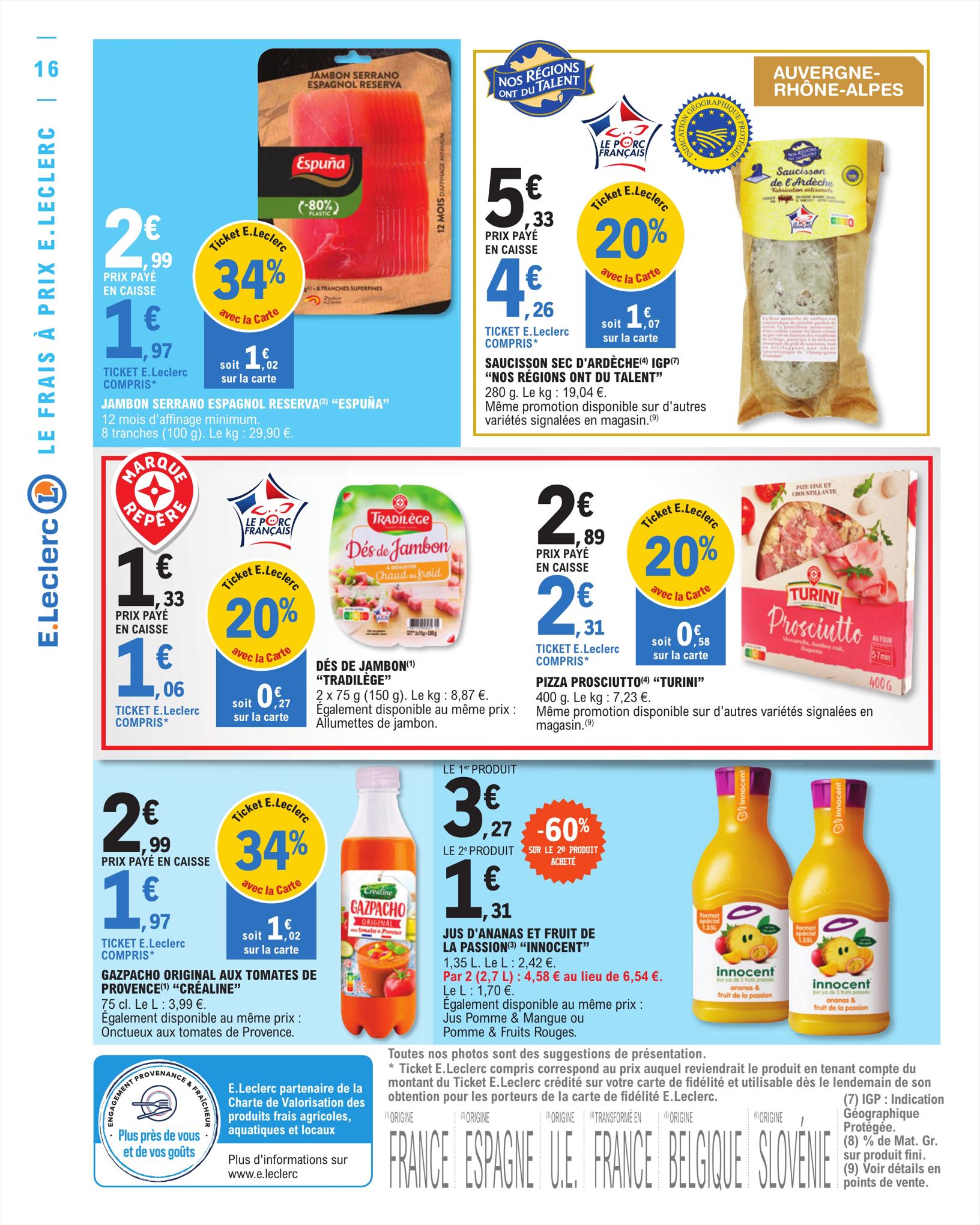Catalogue E.leclerc 1 – 12 Août 2023 Page 16