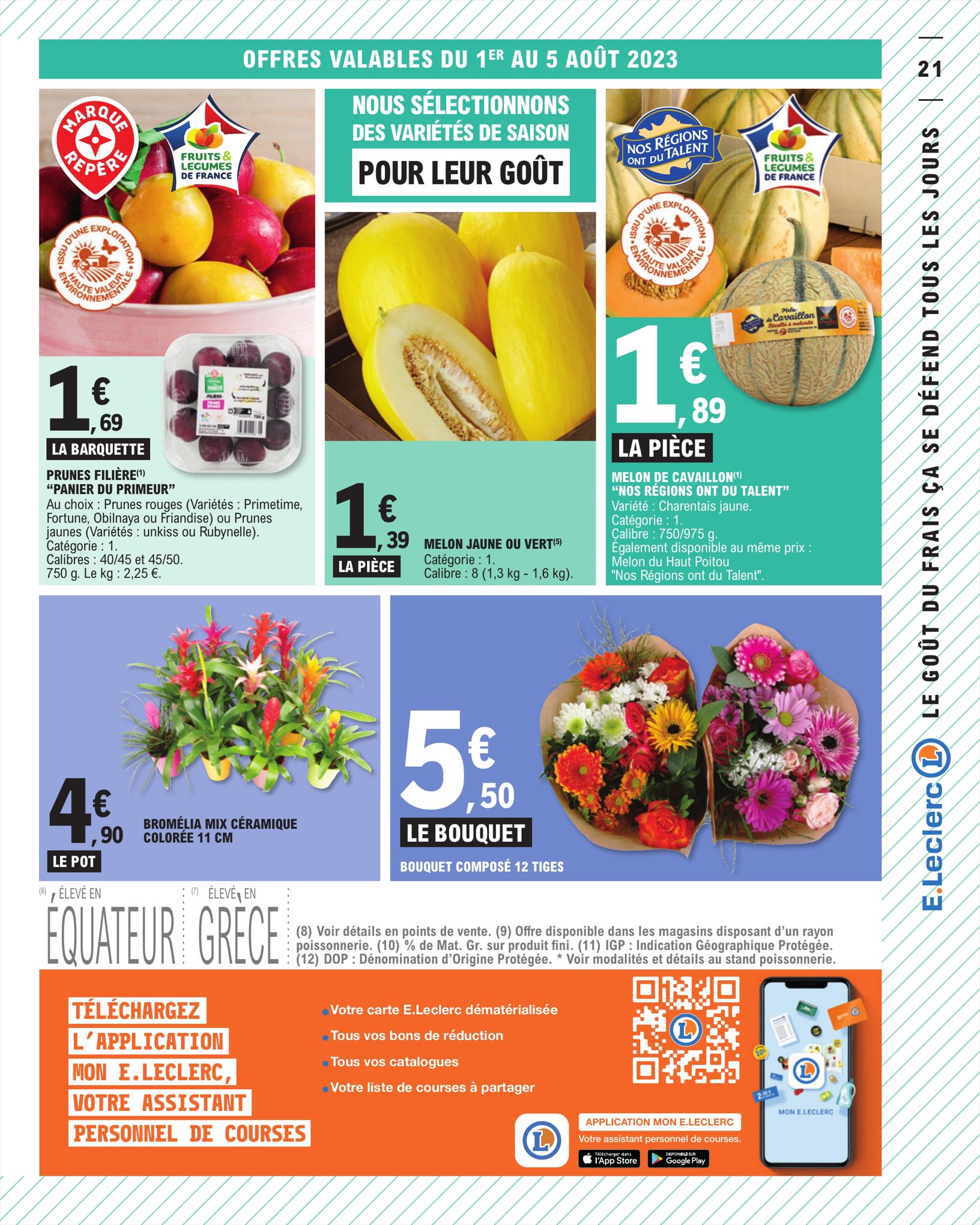 Catalogue E.leclerc 1 – 12 Août 2023 Page 21