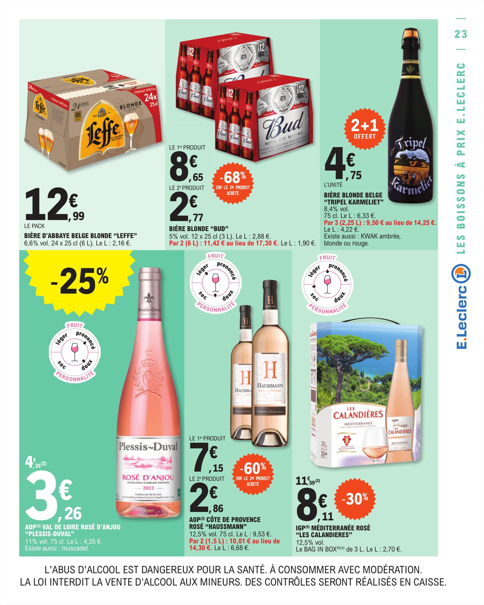 Catalogue E.leclerc 1 – 12 Août 2023 Page 23