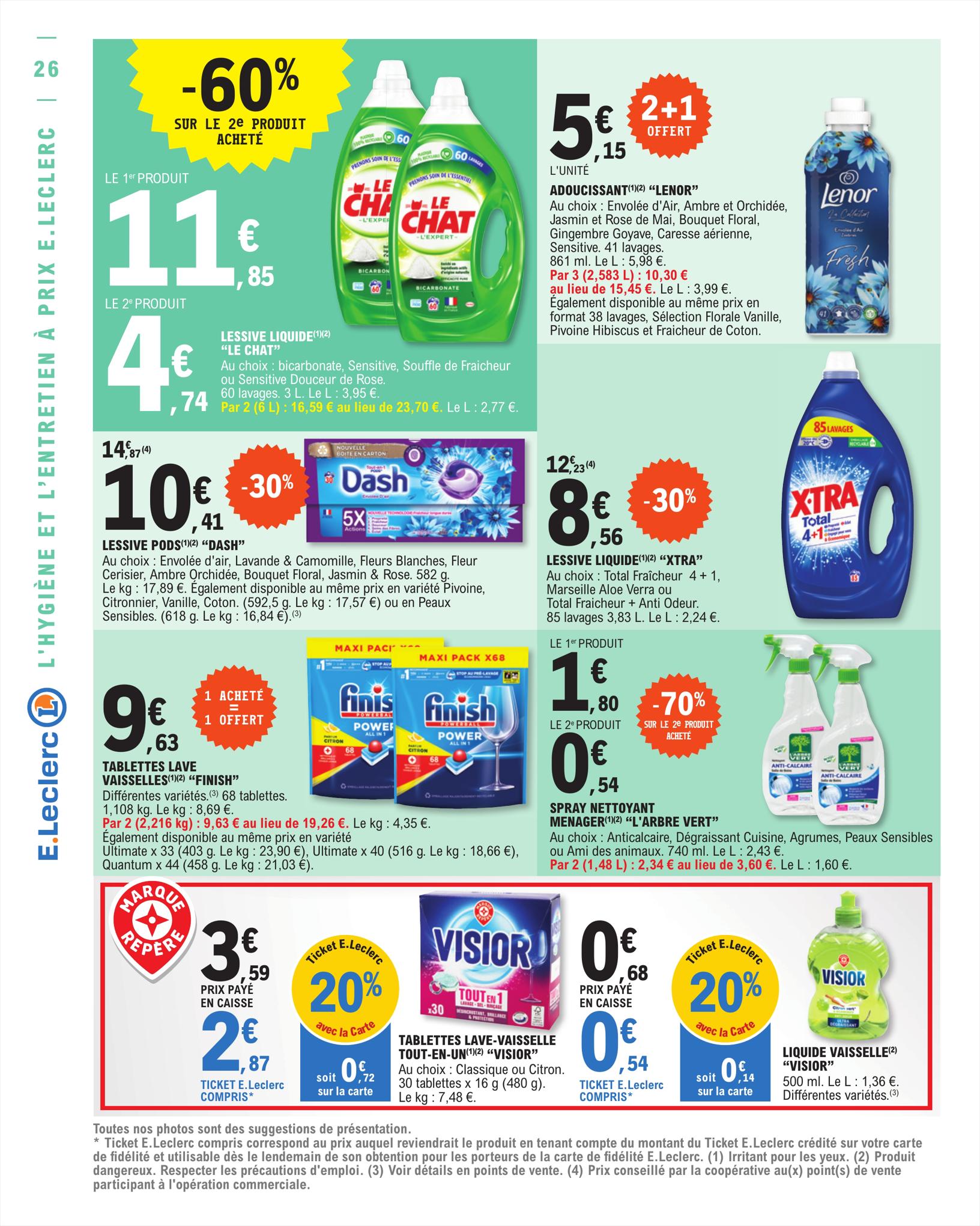 Catalogue E.leclerc 1 – 12 Août 2023 Page 26