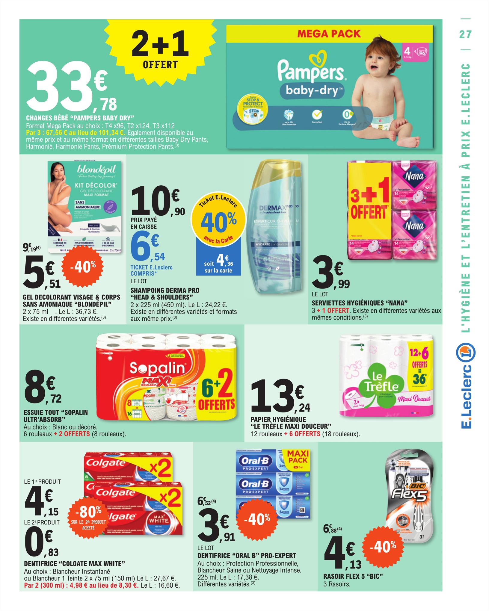Catalogue E.leclerc 1 – 12 Août 2023 Page 27