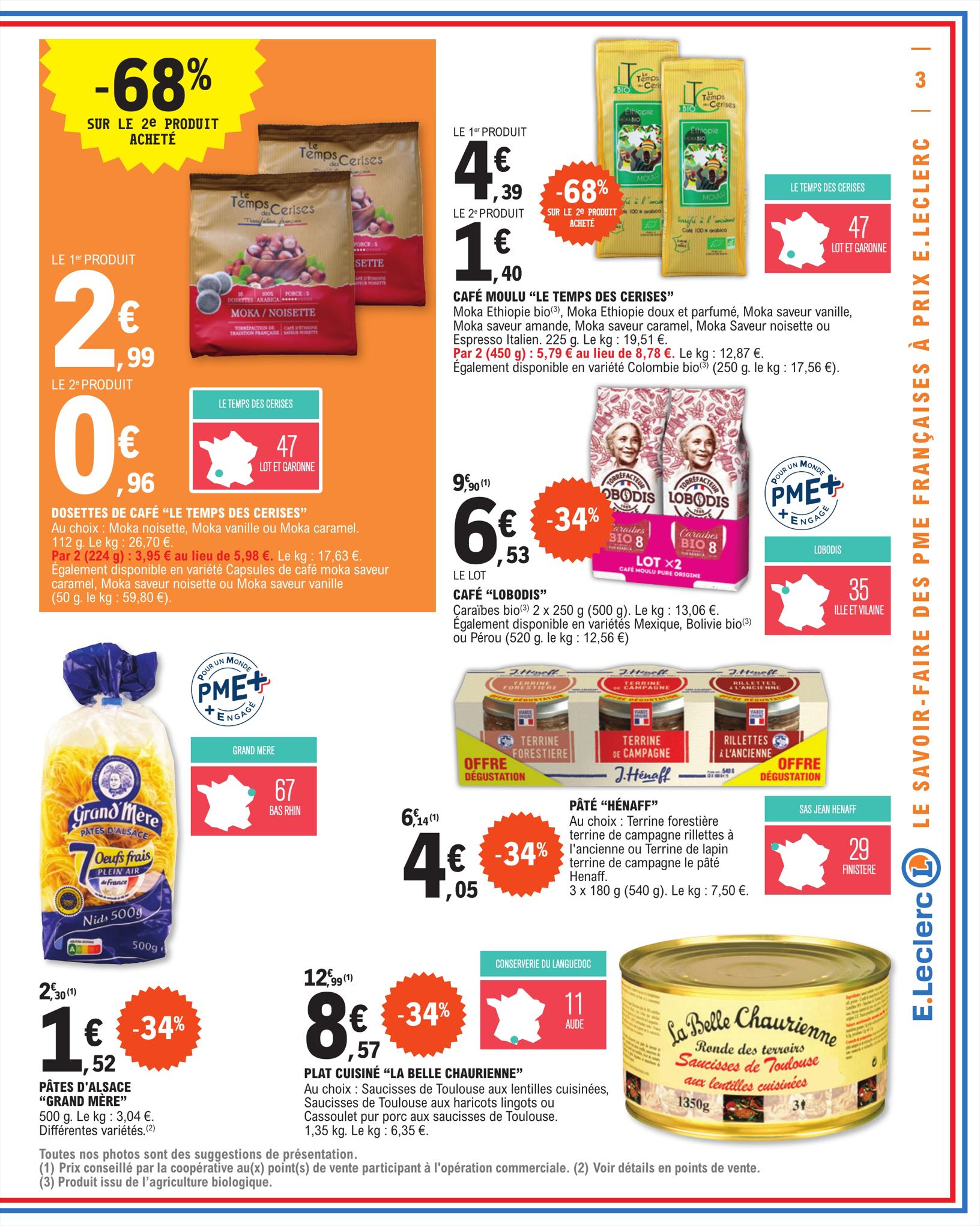 Catalogue E.leclerc 1 – 12 Août 2023 Page 3