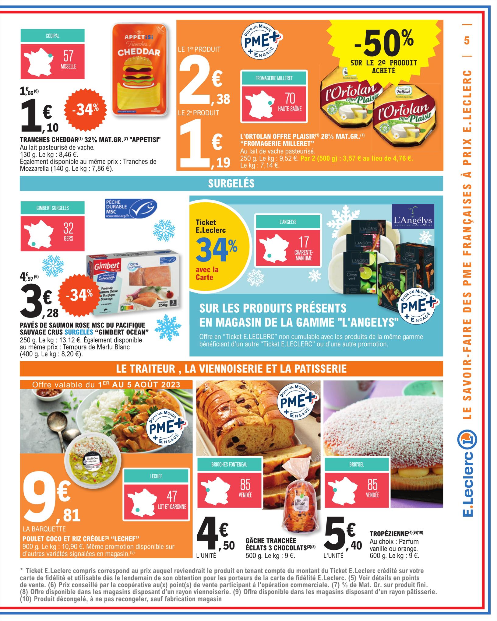 Catalogue E.leclerc 1 – 12 Août 2023 Page 5