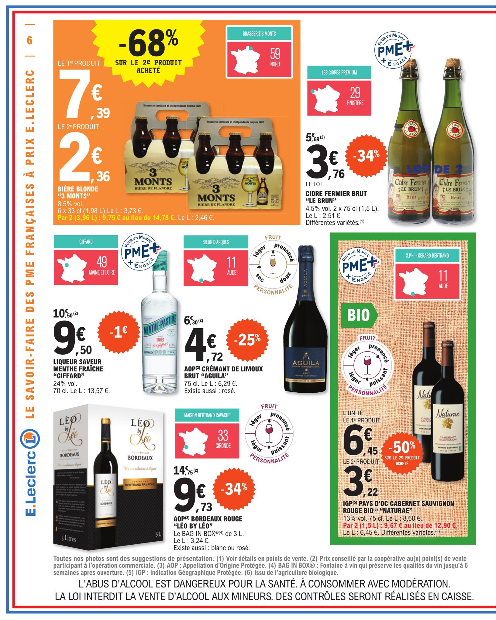 Catalogue E.leclerc 1 – 12 Août 2023 Page 6