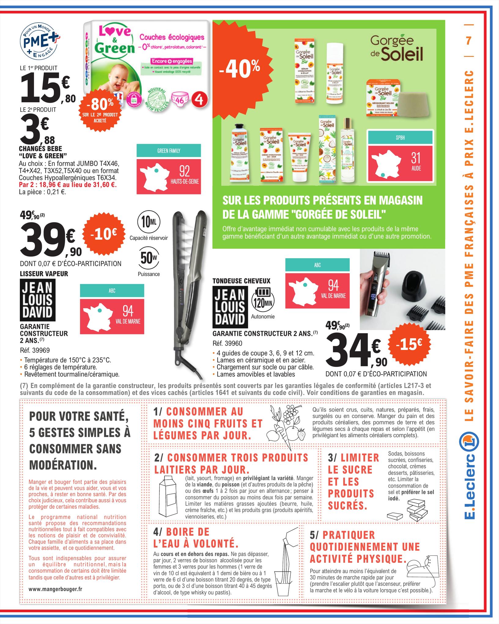 Catalogue E.leclerc 1 – 12 Août 2023 Page 7