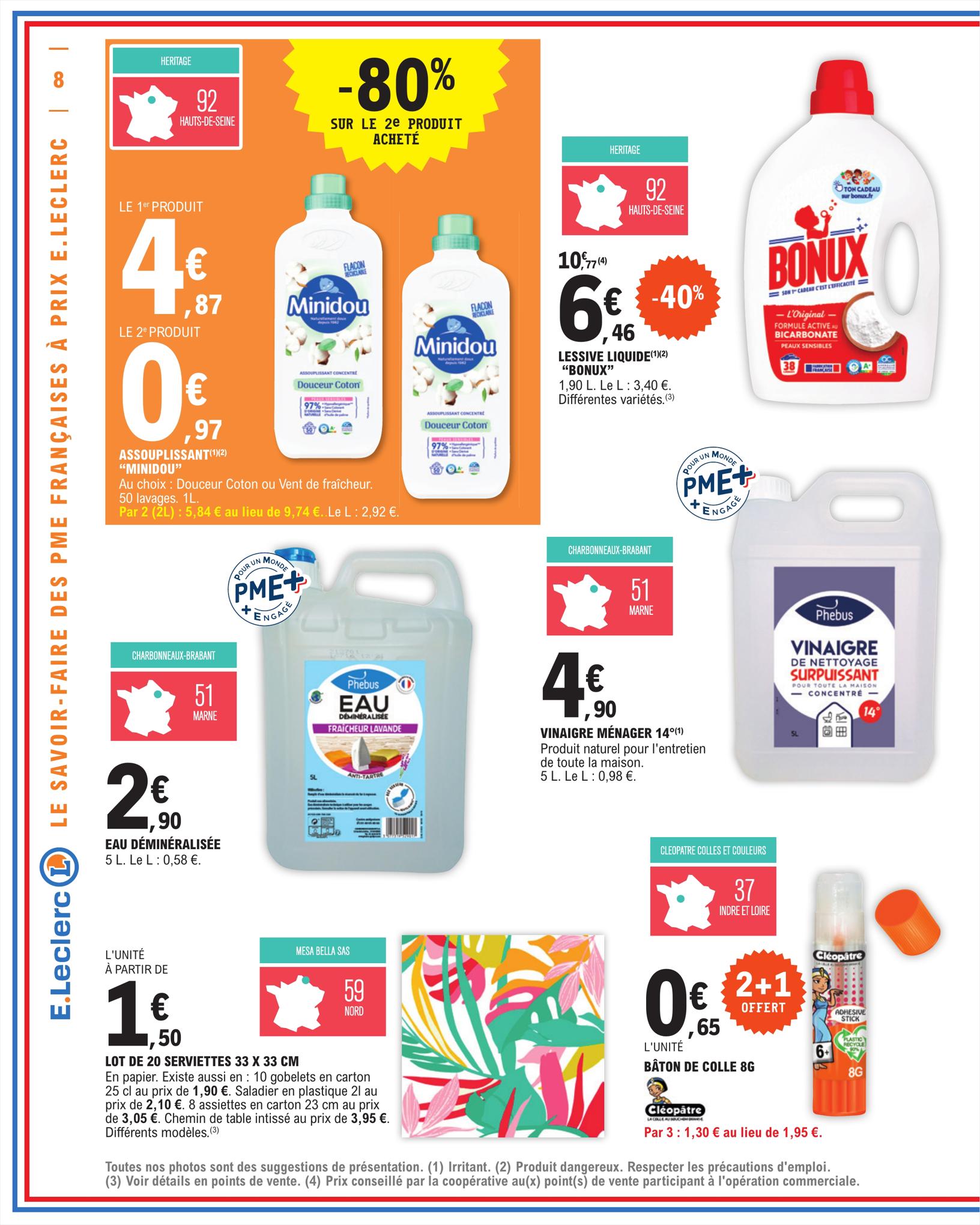 Catalogue E.leclerc 1 – 12 Août 2023 Page 8