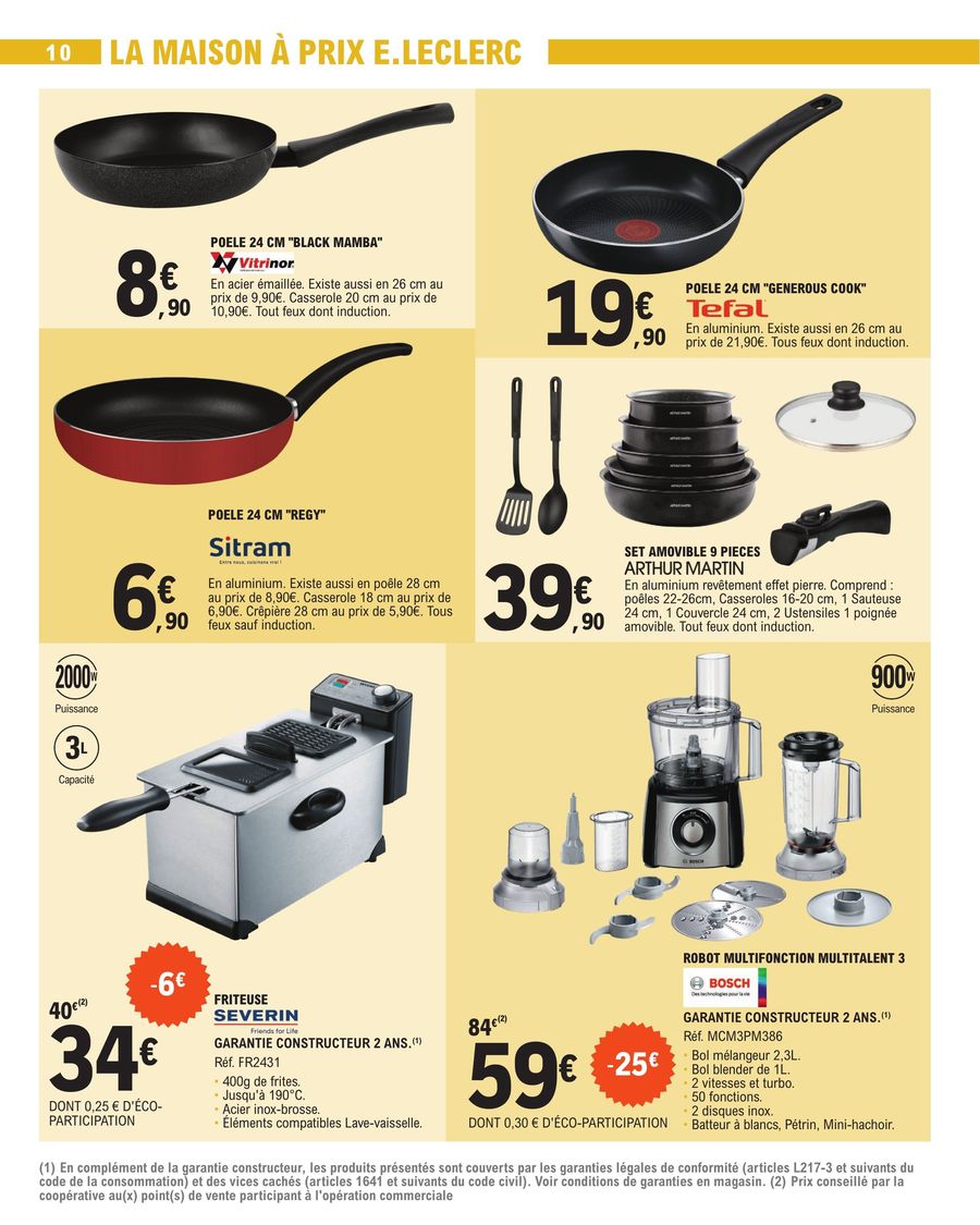 Catalogue E.leclerc 10 – 21 Octobre 2023 Page 10