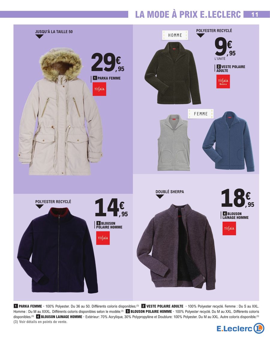 Catalogue E.leclerc 10 – 21 Octobre 2023 Page 11