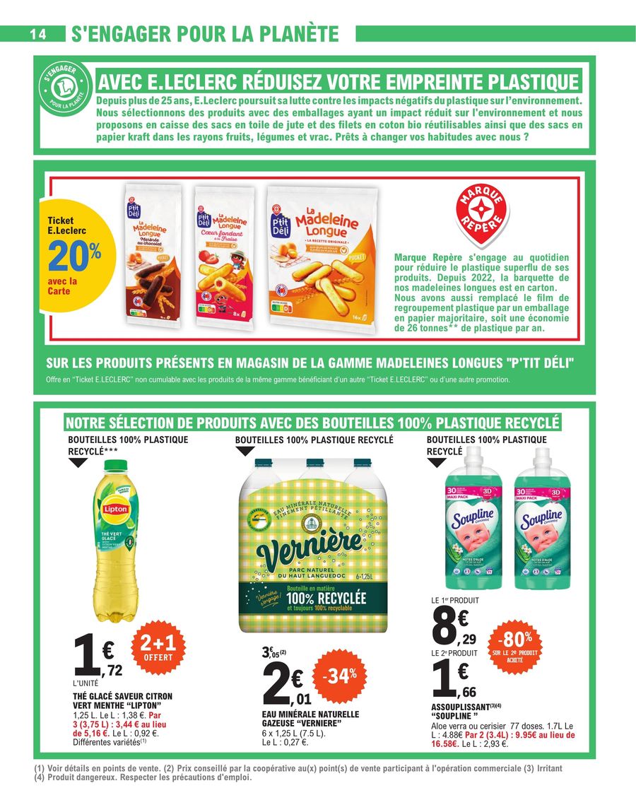 Catalogue E.leclerc 10 – 21 Octobre 2023 Page 14