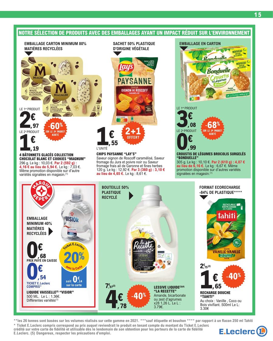 Catalogue E.leclerc 10 – 21 Octobre 2023 Page 15