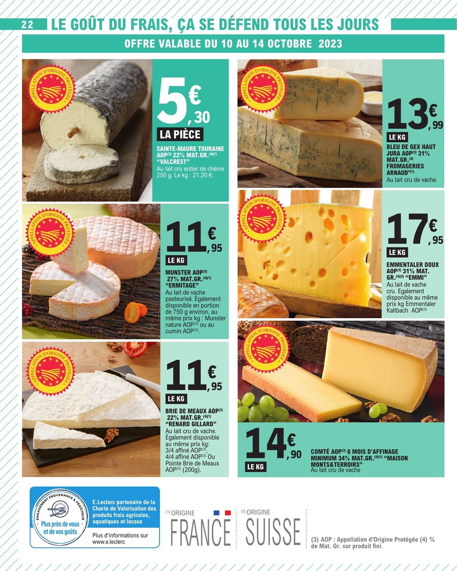 Catalogue E.leclerc 10 – 21 Octobre 2023 Page 22