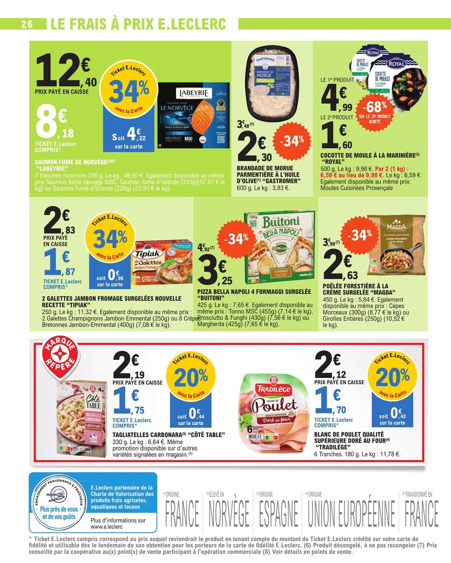 Catalogue E.leclerc 10 – 21 Octobre 2023 Page 26