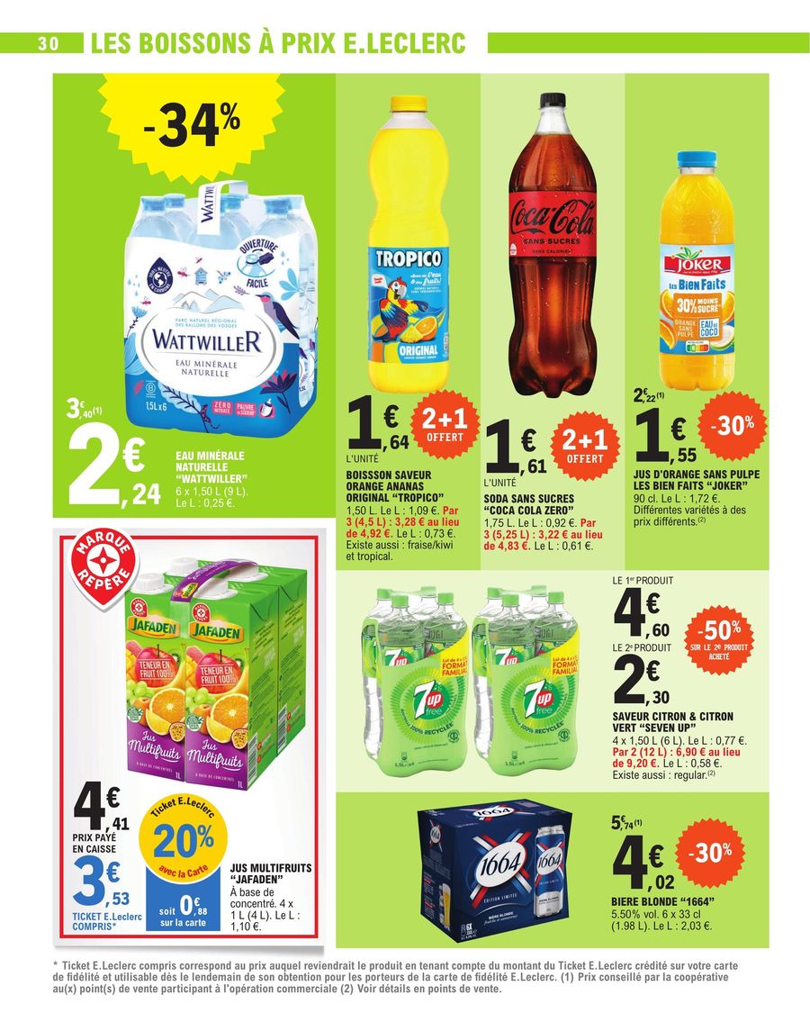 Catalogue E.leclerc 10 – 21 Octobre 2023 Page 30