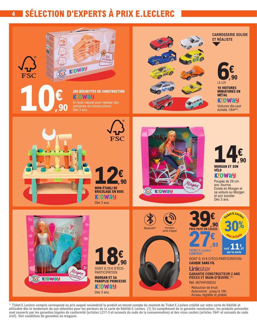 Catalogue E.leclerc 10 – 21 Octobre 2023 Page 4