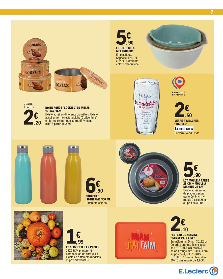 Catalogue E.leclerc 10 – 21 Octobre 2023 Page 7