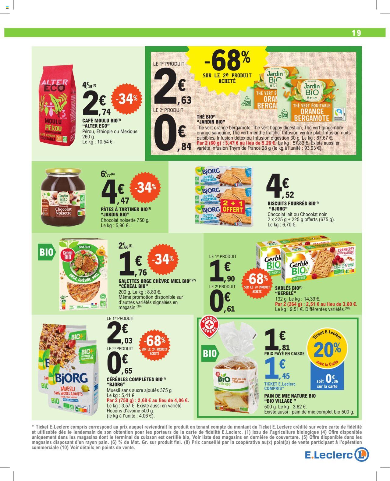 Catalogue E.leclerc 13 – 24 Février 2024 Page 19