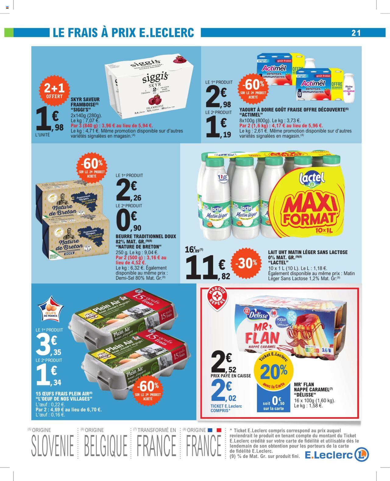 Catalogue E.leclerc 13 – 24 Février 2024 Page 21