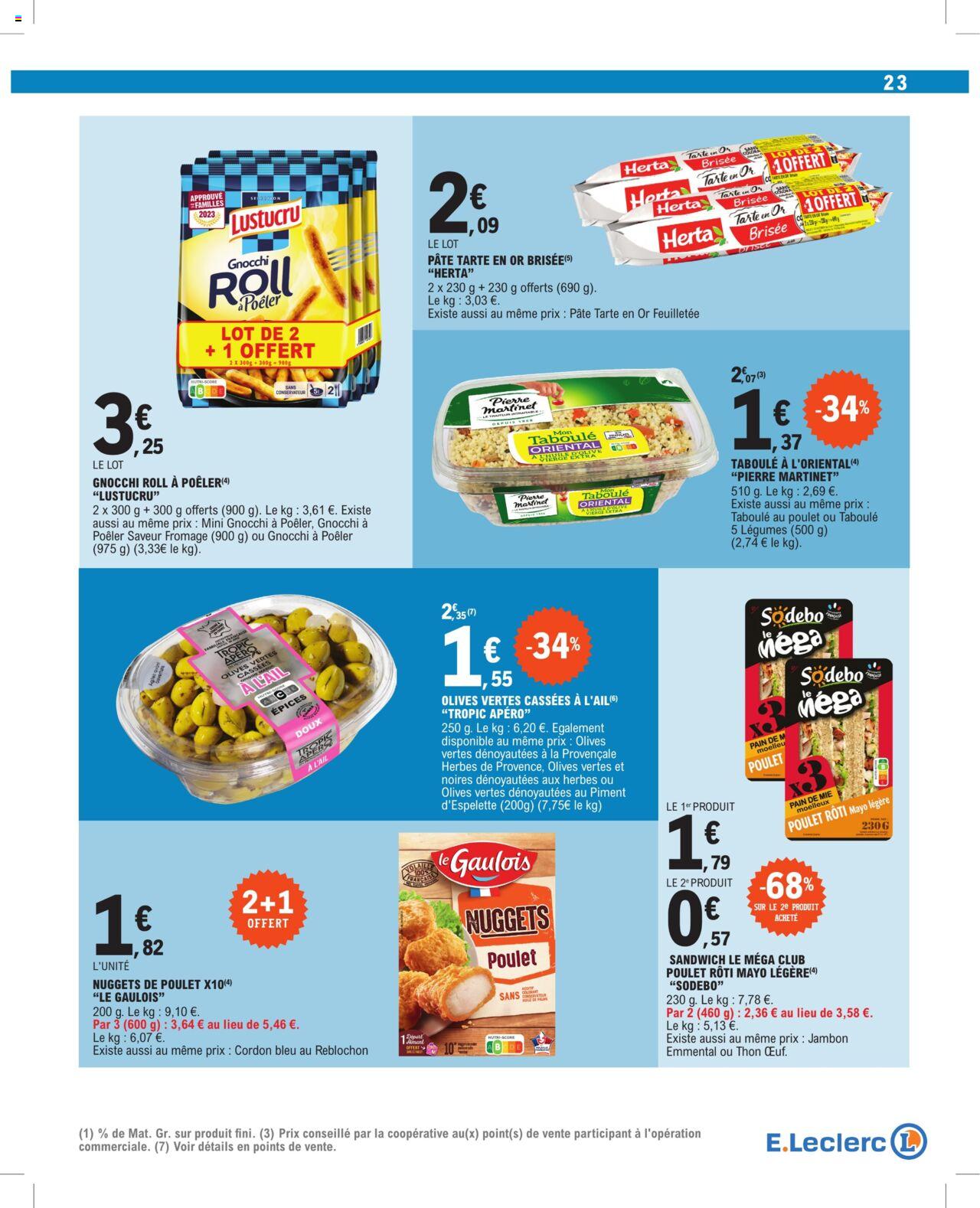 Catalogue E.leclerc 13 – 24 Février 2024 Page 23