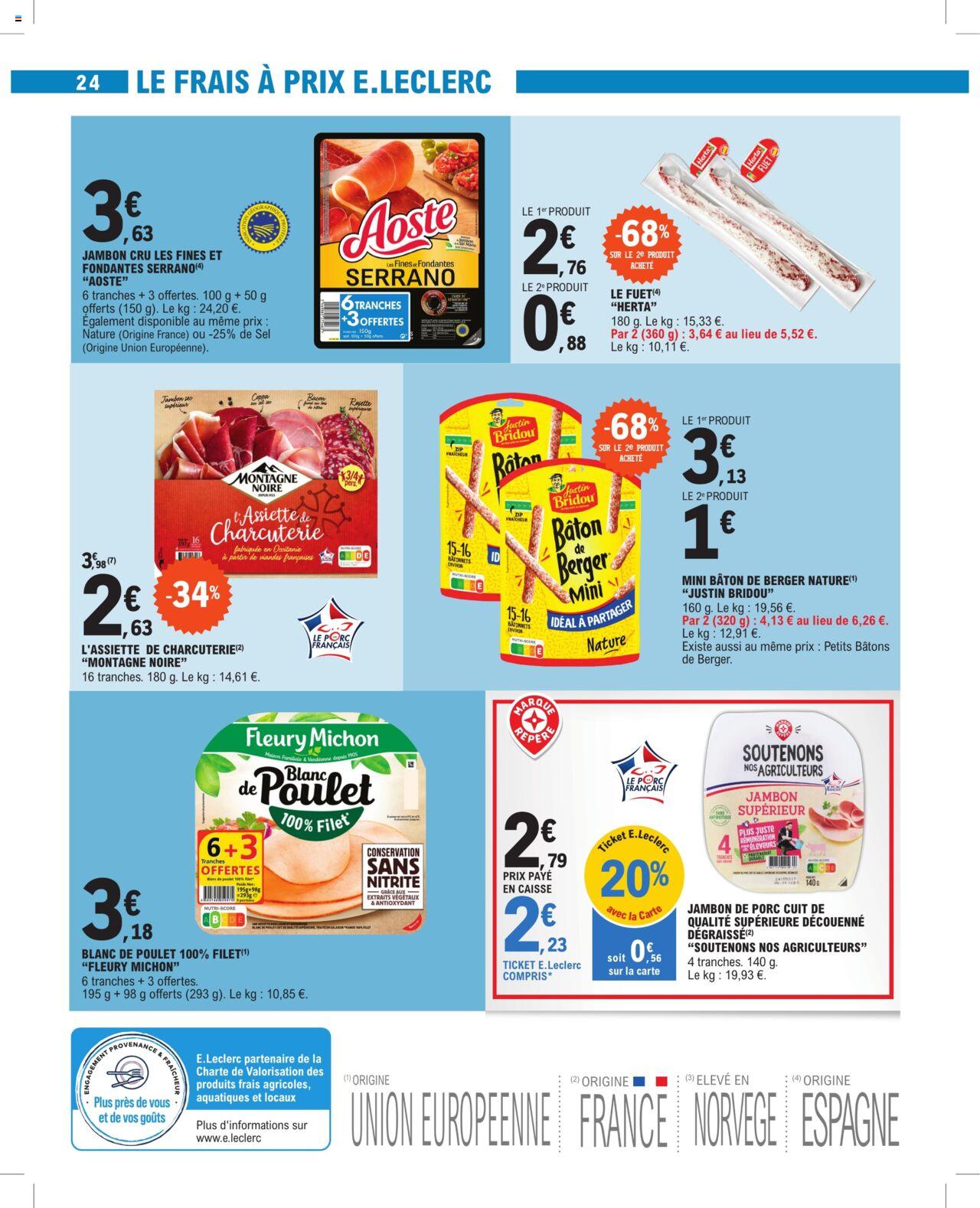 Catalogue E.leclerc 13 – 24 Février 2024 Page 24