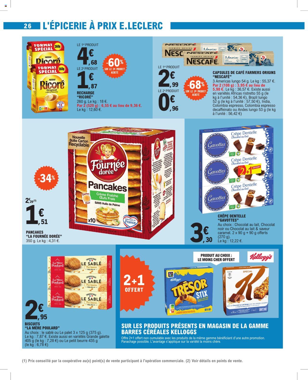 Catalogue E.leclerc 13 – 24 Février 2024 Page 26