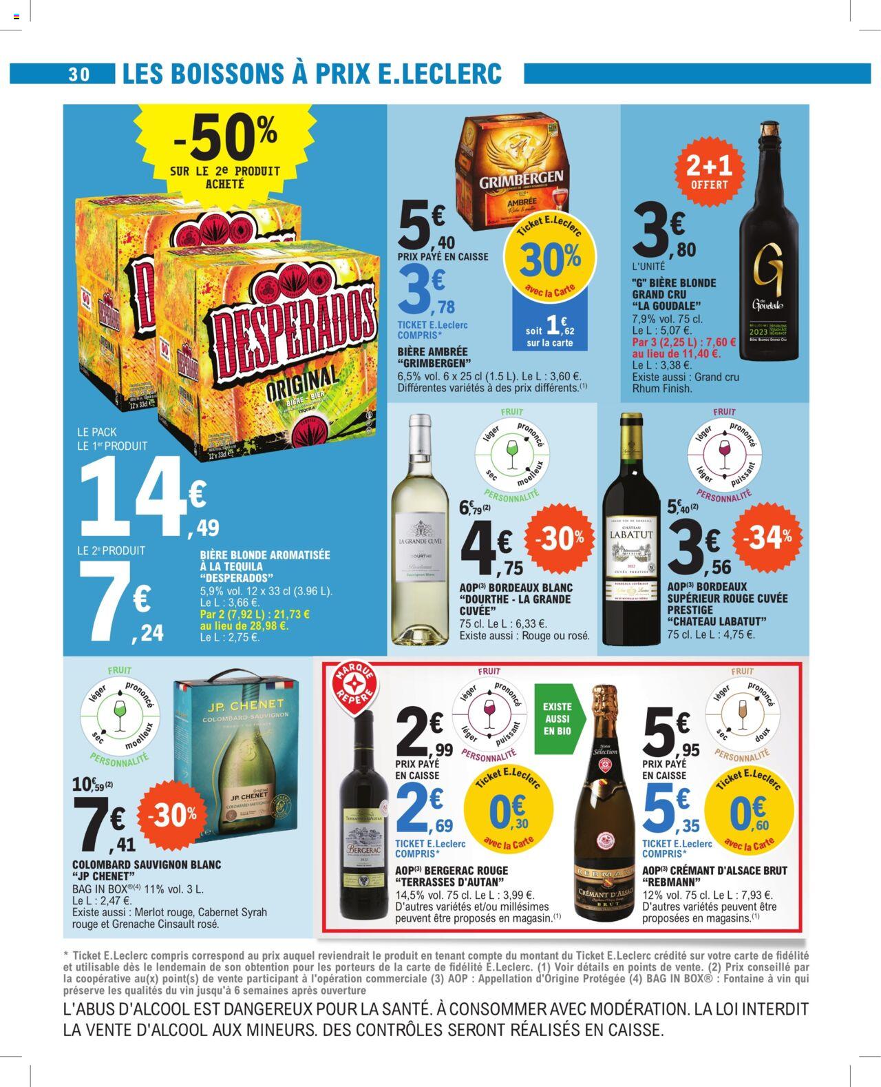 Catalogue E.leclerc 13 – 24 Février 2024 Page 30