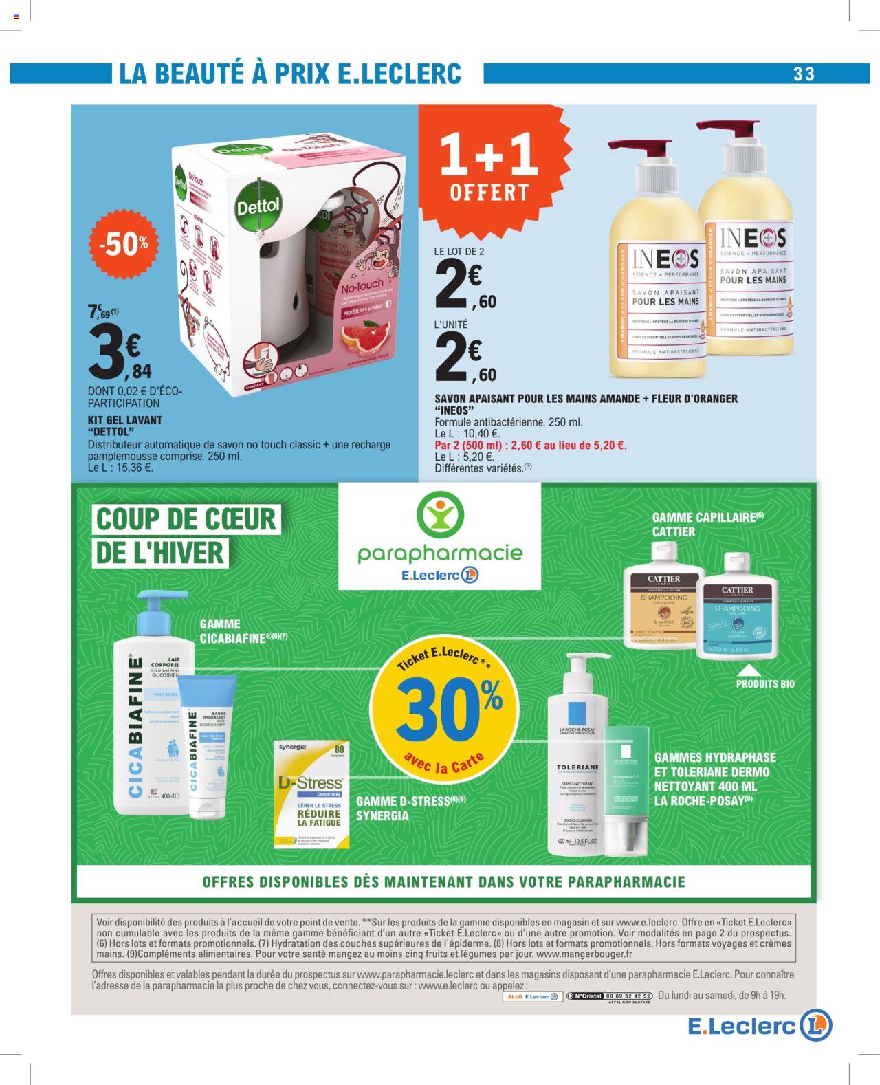 Catalogue E.leclerc 13 – 24 Février 2024 Page 33