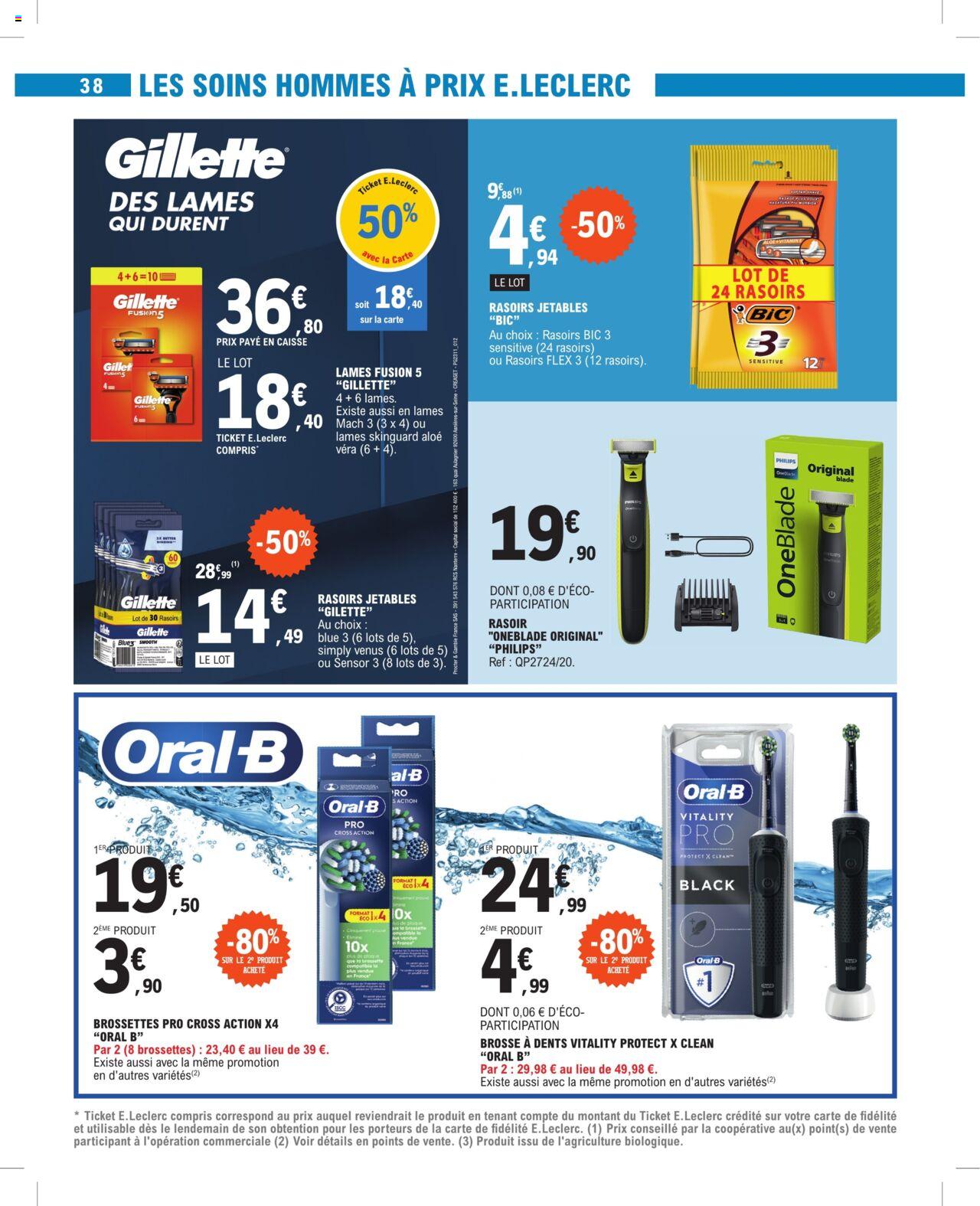 Catalogue E.leclerc 13 – 24 Février 2024 Page 38