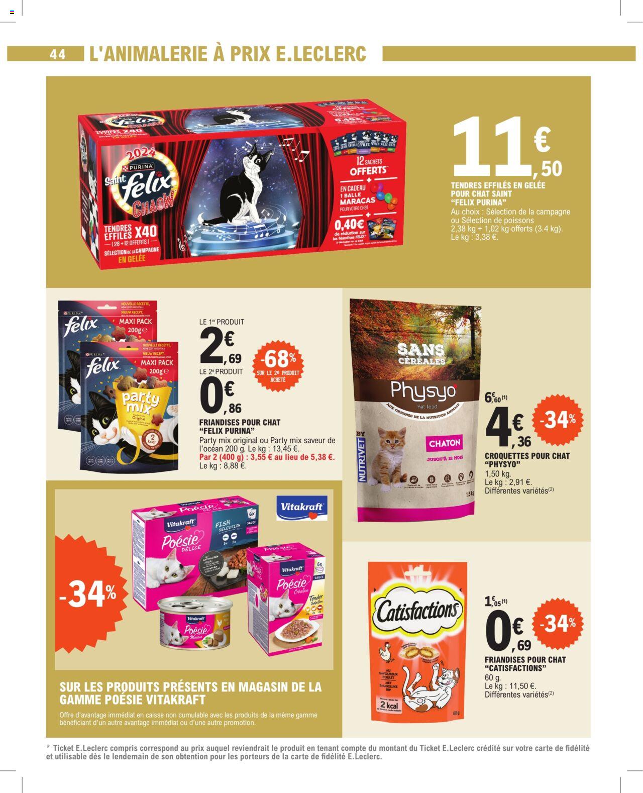 Catalogue E.leclerc 13 – 24 Février 2024 Page 44