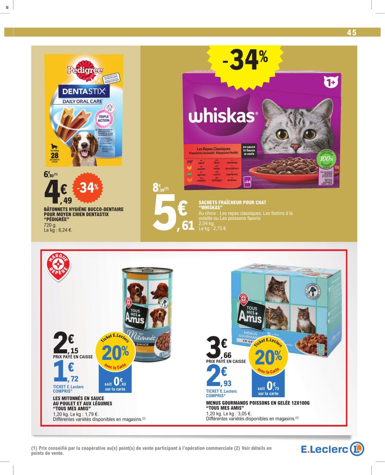 Catalogue E.leclerc 13 – 24 Février 2024 Page 45
