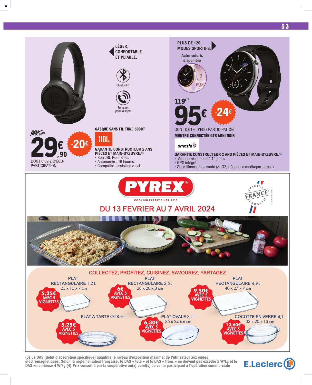 Catalogue E.leclerc 13 – 24 Février 2024 Page 53