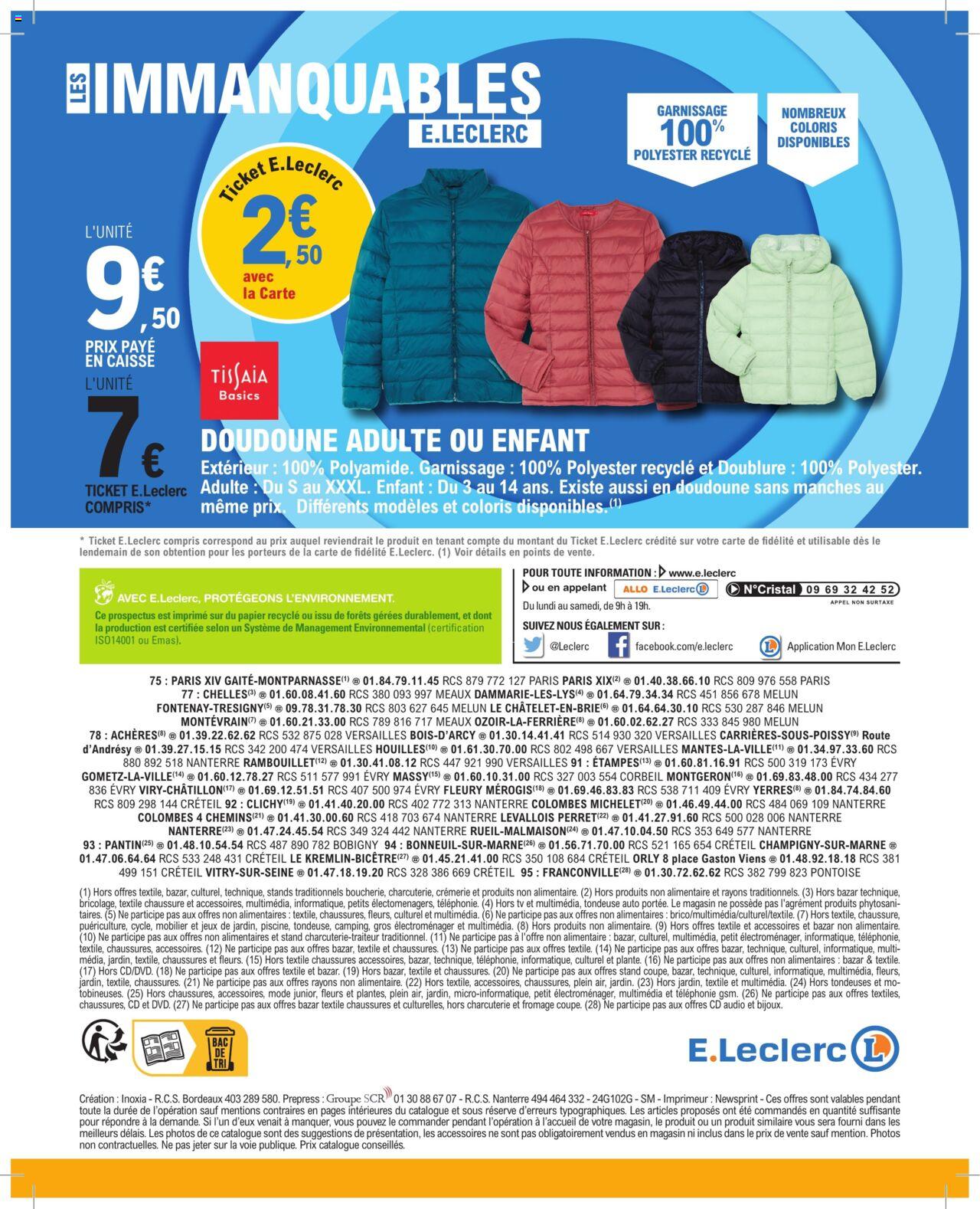 Catalogue E.leclerc 13 – 24 Février 2024 Page 56
