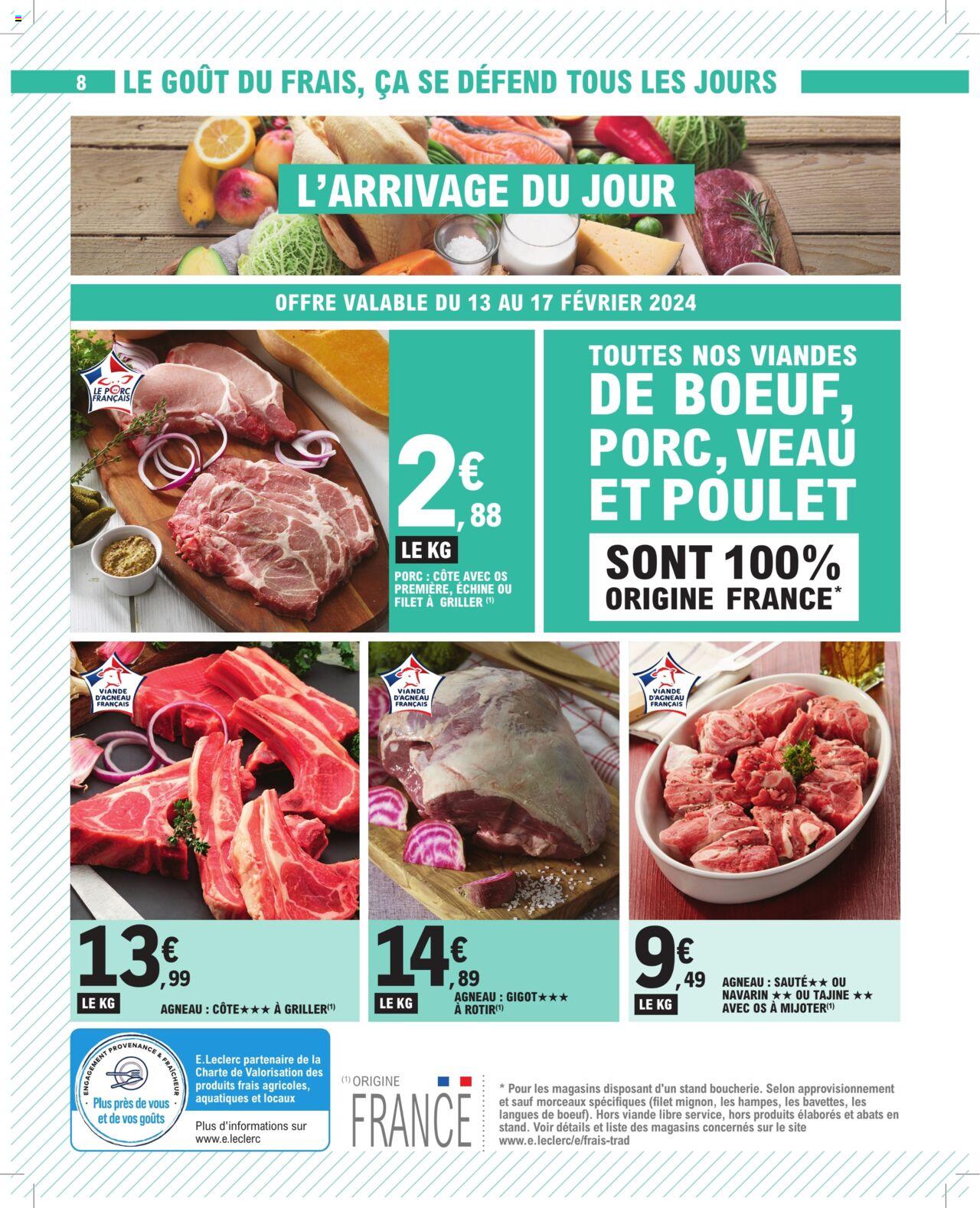Catalogue E.leclerc 13 – 24 Février 2024 Page 8