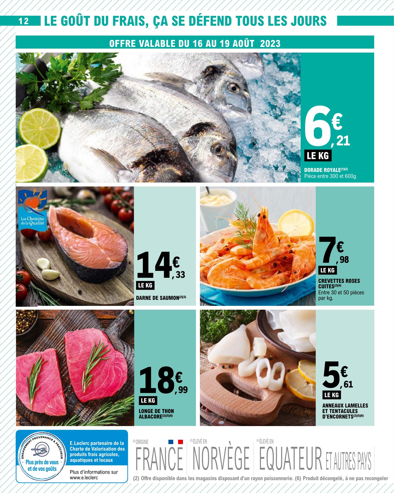 Catalogue E.leclerc 15 – 26 Août 2023 Page 12
