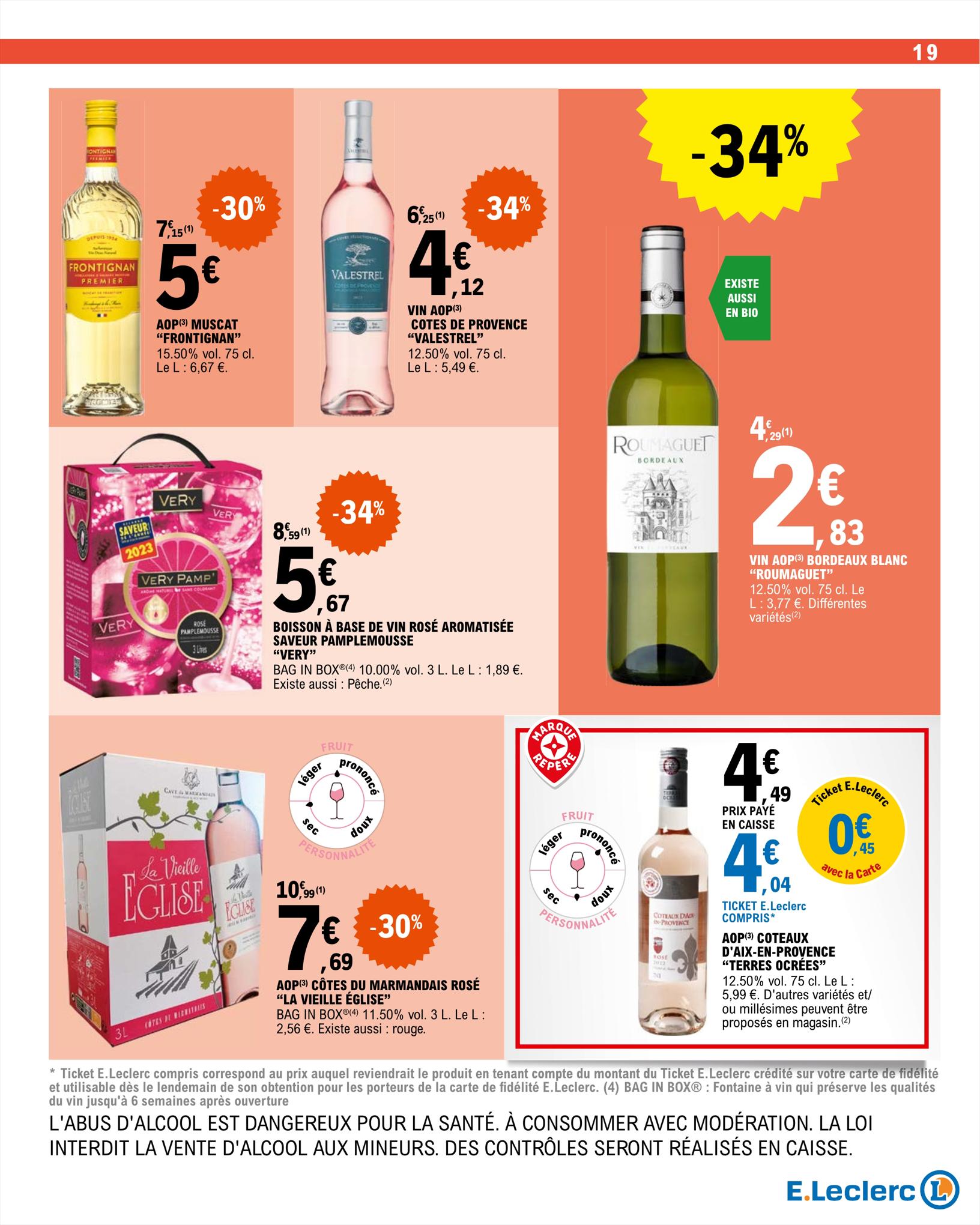 Catalogue E.leclerc 15 – 26 Août 2023 Page 19