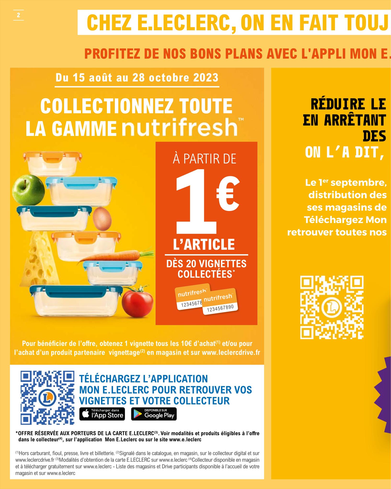 Catalogue E.leclerc 15 – 26 Août 2023 Page 2