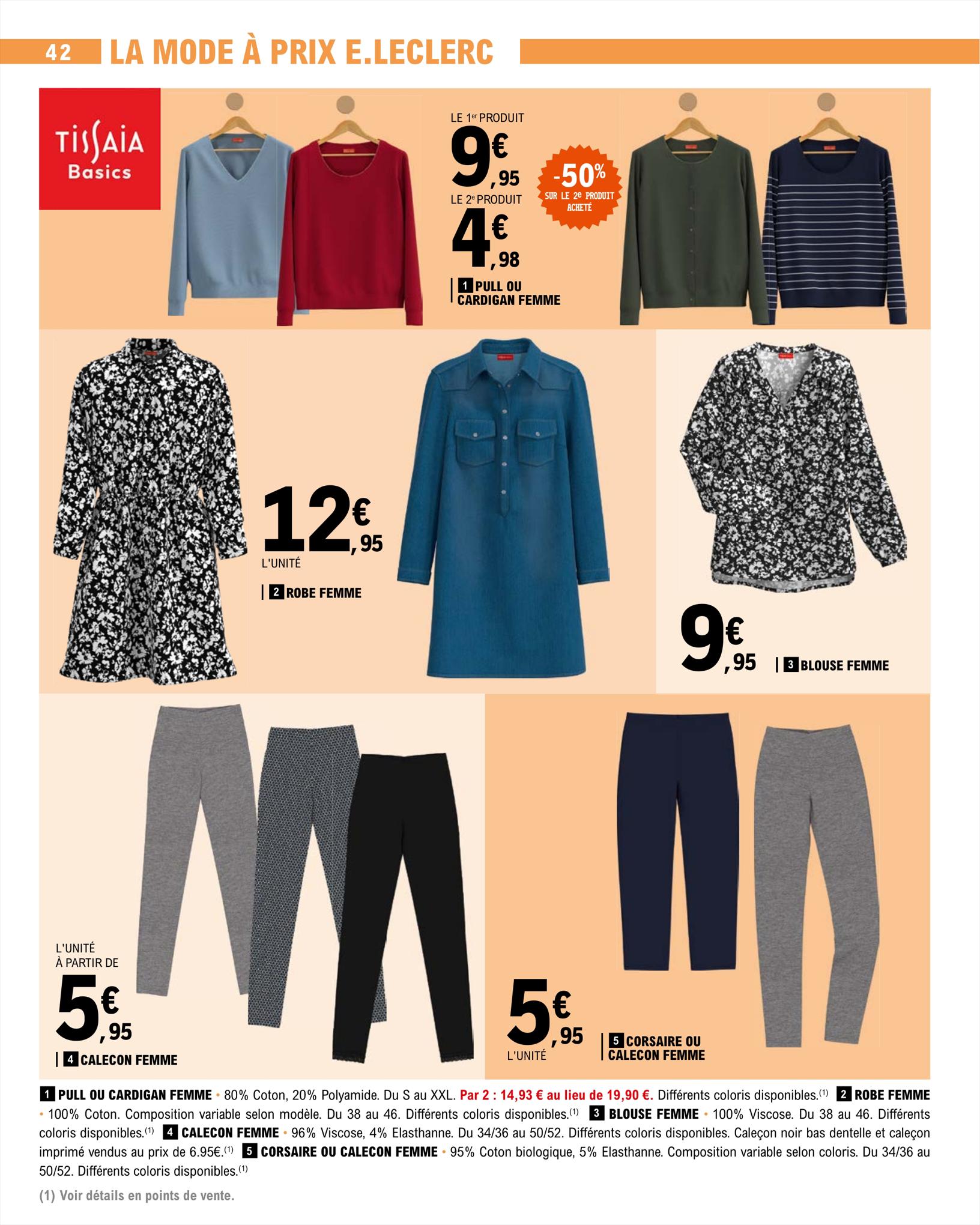 Catalogue E.leclerc 15 – 26 Août 2023 Page 42