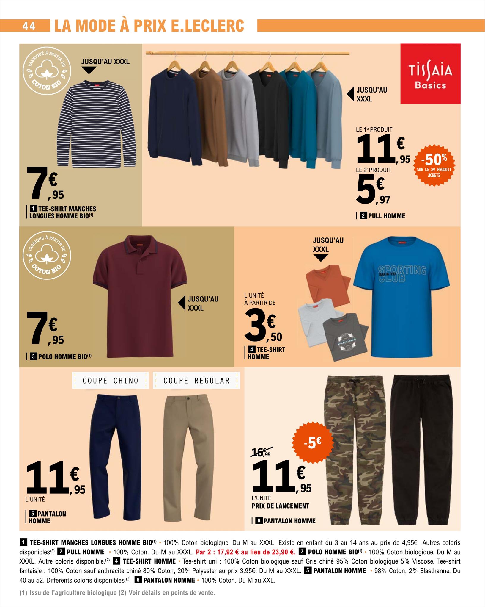 Catalogue E.leclerc 15 – 26 Août 2023 Page 44