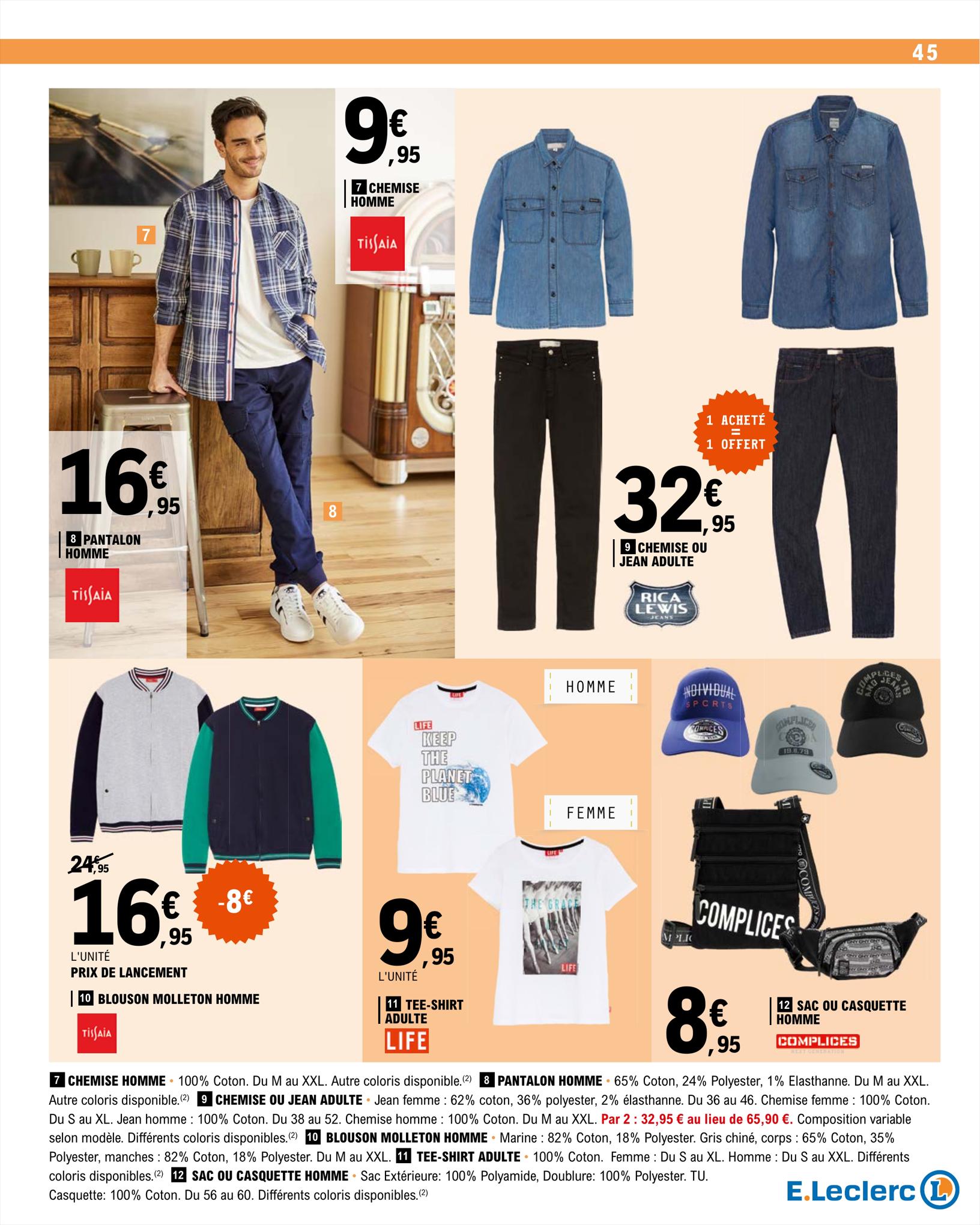 Catalogue E.leclerc 15 – 26 Août 2023 Page 45