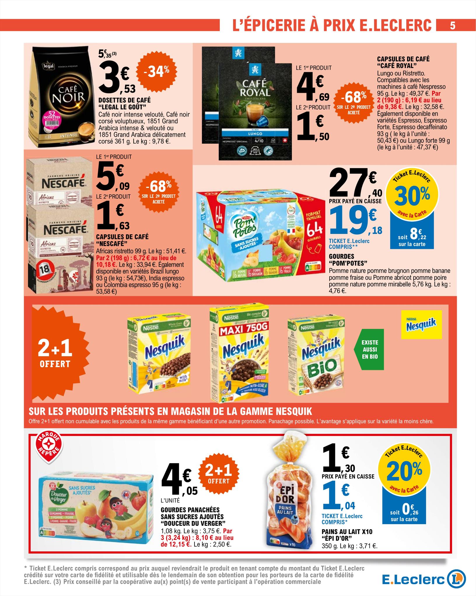 Catalogue E.leclerc 15 – 26 Août 2023 Page 5